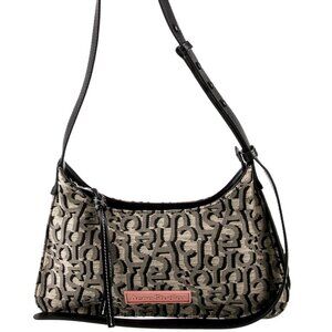 Monogram Platt mini shoulder bag $950 Beige/black